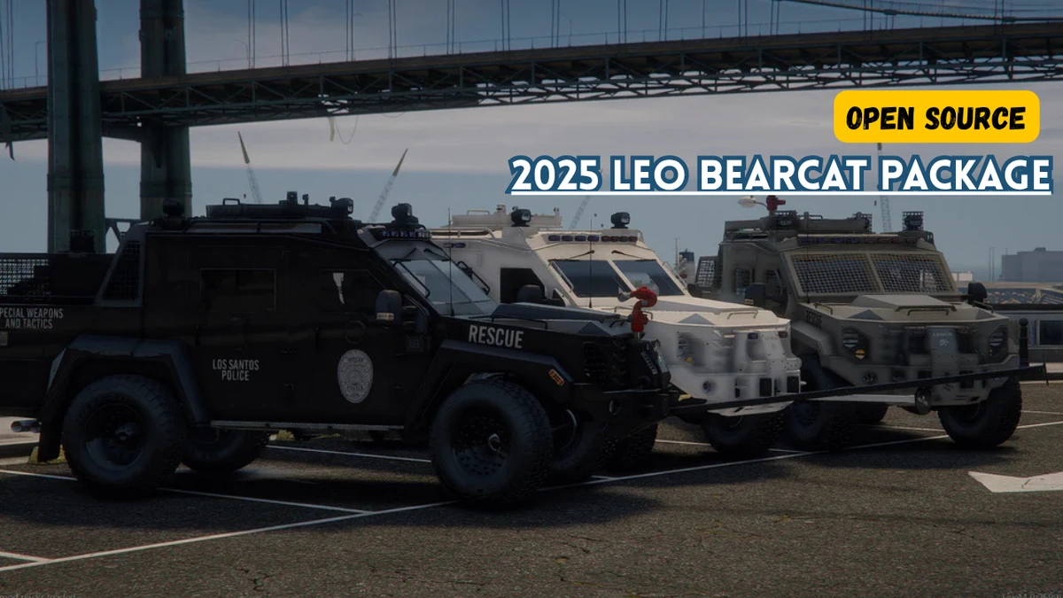 2025 LEO Bearcat Package FiveM | Open Source SWAT Vehicle Pack